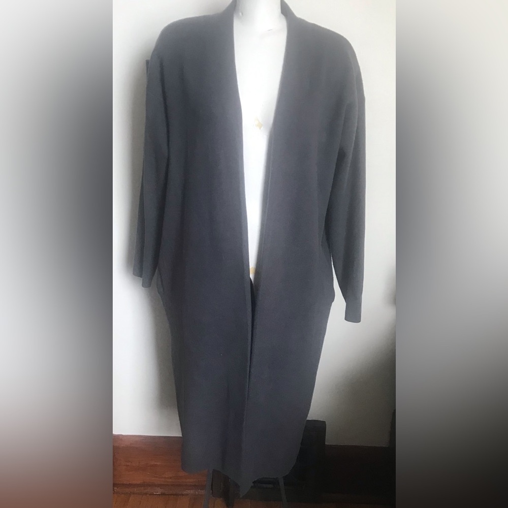 Uniqlo Gray Open Front Women's Sweater/Cardigan - Size Small